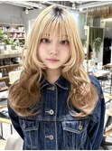 ハイトーングラデーション 顔周りレイヤーカット【八王子】