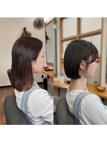 ナチュラル 岩切店(Natural)&nbsp;縮毛矯正で叶うボブ♪