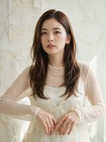 ヘアーメイク ライズ 西田辺店(Hair make rise;)&nbsp;大人可愛い20代30代40代ロングレイヤーグレージュ