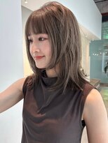 シキ オルガン 大宮(siki ORGAN) ワンブリーチで出来るOlive greige × レイヤーボブ
