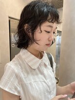 ムクコア(Muk CORE)&nbsp;ショートボブパーマボブニュアンスルーズパ-マ大人可愛い川崎