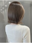 【iLi×REN】ぱつっとボブ×透明感グレージュ《立川》