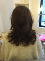 カタチヘアー(HAIR) 2016。。。素直かわいい。。。ミディアムレイヤーのカタチ。