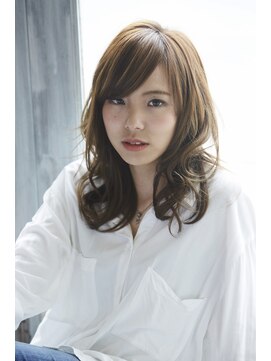 ナナナ パレナ 大津膳所店(nanana parena) 肩先でふわっと揺れるフェミニンウェーブ