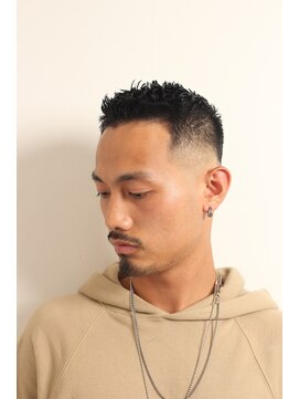 メリケンバーバーショップ フクオカ(MERICAN BARBERSHOP FUK) クラウドマッシュテクノセミウェットワイルドツーブロック66