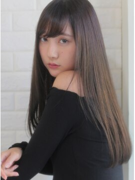 キース ヘアアンドメイク 恵比寿(kith. hair&make) 恵比寿kith.本田×ナチュラルストレートロング