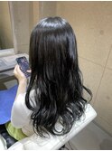 【ナチュラルブラック】アッシュ系ブラックでほんのりブルー