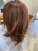 ジータヘアデザイン 大森店(GHITA hair design)&nbsp;オレンジ系レイヤー