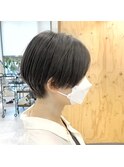 ハンサムショート×アッシュグレー