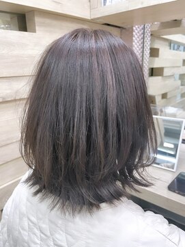 テテ(TETE) ハイライトカラー/ベージュブラウン/ボブ/ボブレイヤー