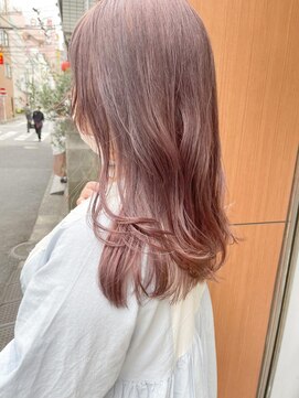 テトラ バイ ネオリーブ 横浜西口店(tetra by neolive) ブリーチ二回の透明感ピンクベージュ☆