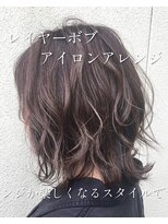 コンフェティ ダリア滝ノ水店(Confetti) 30代40代50代60代 レイヤーボブ×アレンジアイロン