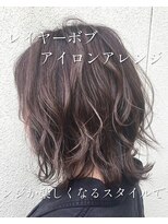 コンフェティ ダリア滝ノ水店(Confetti) 30代40代50代60代 レイヤーボブ×アレンジアイロン