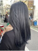 シルバーカラーアッシュカラーシルバーアッシュブリーチ髪質改善