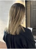 20代インナーカラーケアブリーチイヤリングカラーハイライト