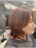 韓国風レイヤーボブ