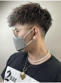 刈り上げマッシュ ツイストスパイラルパーマ ツイスパ