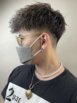 スキルセカンドハウス 天神(SKILL SECOND HOUSE) 刈り上げマッシュ ツイストスパイラルパーマ ツイスパ