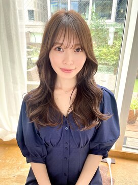 バイオレット 表参道店(Violet) 韓国ヘア くびれヘア 前髪パーマ 顔周りカット