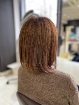 マニッシュ 三鷹駅前店 大人ヘアマニキュア/オレンジカラー