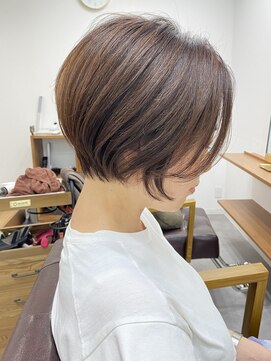 ランプ(Lamp) くびレイヤーグレーベージュニュアンスカラー白髪染め白髪ぼかし