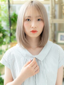 カバーヘア イヴ 戸頭店(COVER HAIR EVE) 韓国風大人ハイライト小顔透けバングうる艶髪h3戸頭20代30代40代