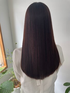 2195ヘアー 世田谷代田(2195hair) 地毛風カラー/ショコラブラウン/地毛風ストレート/髪質改善