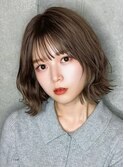10代20代30代/外ハネ切りっぱなしボブ