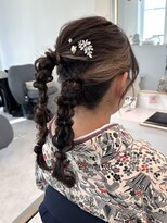 着物ヘア★袴ヘアセット