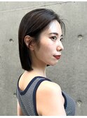 【Noa】前髪なし★大人美人ストレートボブ