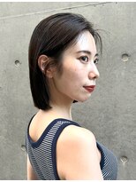 【Noa】前髪なし★大人美人ストレートボブ