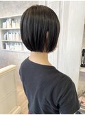 福山美容室Caary髪質改善学生学割ボブスタイルミニボブヘア20代
