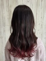 ジェイエルビー(JLB) 【JLB・YU】チェリーピンク裾カラー