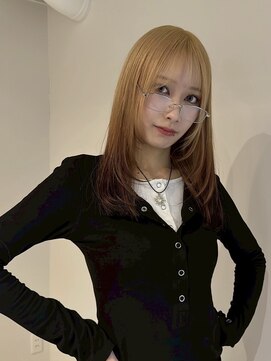 ラヴィズム(LUVISM) ◎韓国ヘアー顔周りレイヤーおくれ毛ミディアム前髪万代新潟