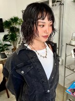 ボウ(BOW)&nbsp;スパイラルパーマ × ボブ