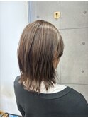 外ハネ×ハイライト×イルミナカラー