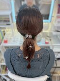 結婚式 二次会 お呼ばれ ローポニー