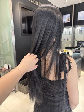 エアー 銀座タワー(AIR) 地毛風カラー/ブルーブラック