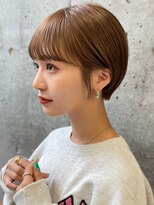 サロウィン 熊本上通り店(SALOWIN)&nbsp;熊本　マッシュショート　オリーブベージュ　艶髪　Arisa.