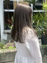 サムウェア(SOMEWHERE)&nbsp;透け感のあるオリーブベージュカラー