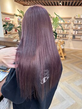 ラフ バイ マグ 南松本(R.A.F. by Mag) 透明感ピンクラベンダーロング10代20代30代