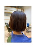 丸みボブ×美髪ストレート×艶髪(^^)/
