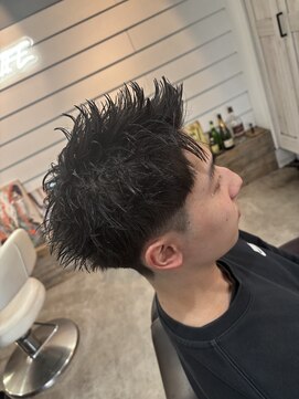 MEN’S HAIR/波巻ツイストスパイラル/フェザーパーマ/船橋