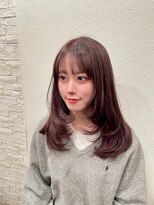 ボアップ 松山店(boappu)&nbsp;#ピンクブラウン＃レイヤーカット