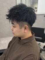 リオールバイニアウ(RE:ALL by Niau)&nbsp;MEN’S HAIR/波巻きツイストスパイラル/リバースセンターパート