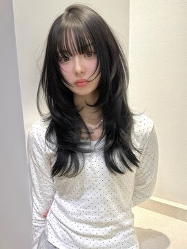 ロンプ(romp) レイヤーカットロングレイヤーハイレイヤー顔周りレイヤーii