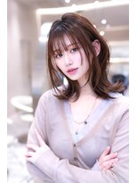 ハバナ 新宿(HAVANA)&nbsp;ワンホンレイヤーウルフボブ/グレージュ/ハッシュカット