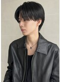 自然に流れるナチュラルセンターパート/ニュアンスパーマ