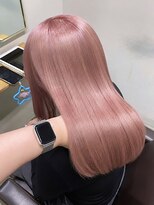 リグ 横浜(Lig.)&nbsp;ピンクミルクティーブリーチダブルカラーコーラルピンク/横浜駅