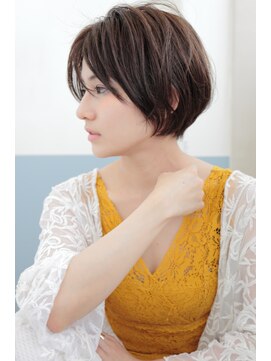 ヘアーアンドカラー プラーチェ(hair&color Plaatje) 束感ショート骨格補正 大人ボブ 【プラーチェ相模大野店】